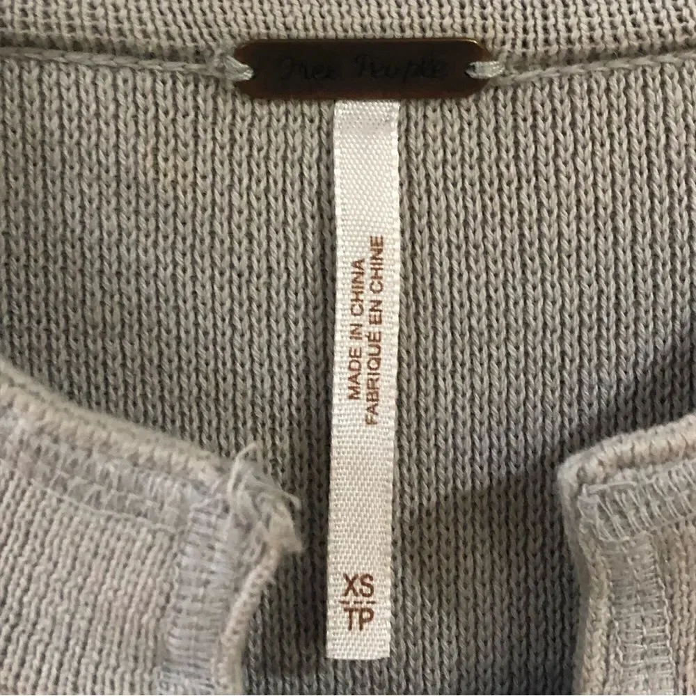 Free People Cotton Sweater Jacket